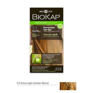 BioKap Nutricolor Delicato Permanent Hair Dye - Rapid 9.3 - Extra Light Golden Blond