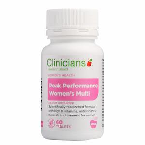[EXP:06/2025] Clinicians Peak Performance Women's Multi 60 Tablets