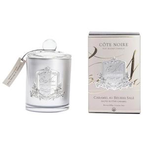 Cote Noire Candles Salted Caramel 450g - Silver Badge - GMS45002