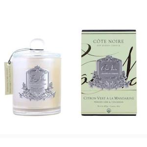 Cote Noire: Cote Noire Persine Lime & Tangerine 450g - Silver Badge Candle - GMS45022
