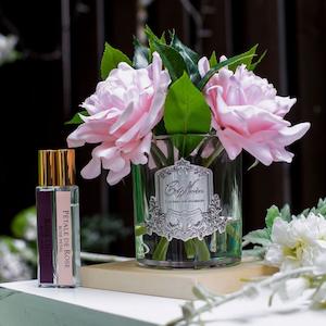 Cote Noire: Cote Noire Perfumed Pink English Rose - Clear Glass - SFR03