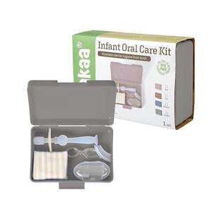 Haakaa: Haakaa Kids Oral Care Set - Suva Grey