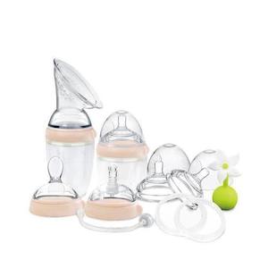 Haakaa: Haakaa Generation 3 Silicone Pump and Bottle Premium Pack-Peach