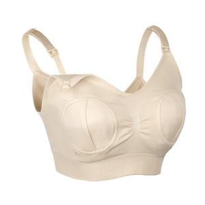 Haakaa Hands-Free Pumping & Nursing Bra - Peach/XL
