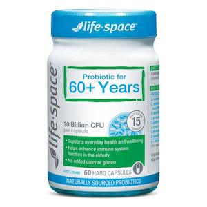Life Space Probiotic For 60+ Years 60 Capsules