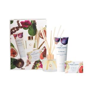 Linden Leaves: Linden Leaves Amber Fig Hands & Home Gift Set