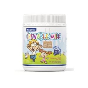 Maxigenes Chewable Milk with Blueberry 150 Chewable Tablets