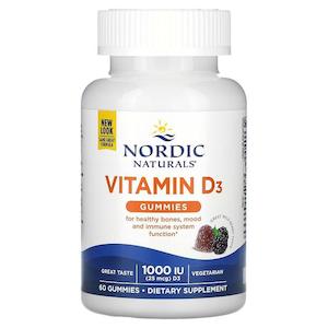 Nordic Naturals Vitamin D3 Wild Berry Gummies
