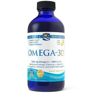 Nordic Naturals: Nordic Naturals Fish Oil Omega-3D Liquid - Lemon