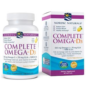 Nordic Naturals: Nordic Naturals Complete Omega-D3 Lemon