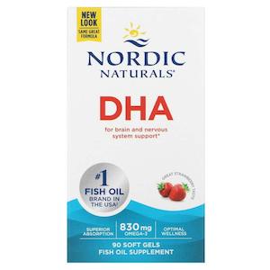 Nordic Naturals DHA 830mg Omega-3 Strawberry