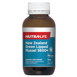 Nutra-Life NZ Green Lipped Mussel 5,600+ 100 Capsules
