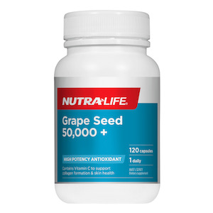 Nutra Life: Nutra-Life Grape Seed 50,000 120 Capsules
