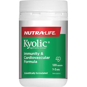 Nutra Life: Nutra-Life Kyolic High Potency Aged Garlic 120 Capsules