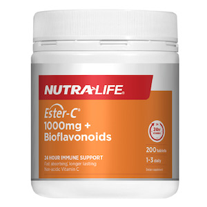 Nutra-Life Ester C 1000mg + Bioflavonoids 200 Tablets
