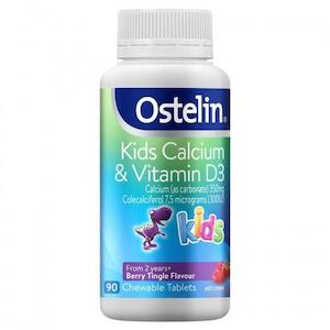 Ostelin: Ostelin Vitamin D Calcium Kids Chewable 90 Tablets
