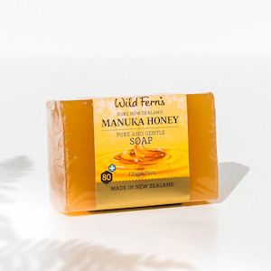 Parrs: Wild Ferns Manuka Honey Pure and Gentle Soap 135g