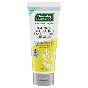 Thursday Plantation Tea Tree Exfoliating Scrub for Acne 100ml