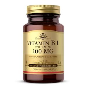 Solgar Vitamin B1 (Thiamin) 100mg 100 Vege Capsules
