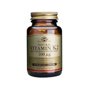 [EXP:07/2025] Solgar Vitamin K2 100 mcg 50 Vegetable Capsules
