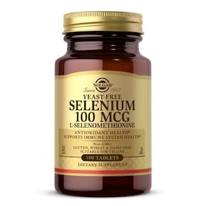 Solgar: Solgar Yeast-Free Selenium 100ug 100 Tablets