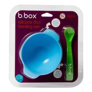 B.Box Silicone First Feeding Set-Ocean Breeze 6m+