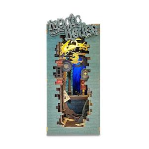 Homeandliving: Rolife Magic House DIY Book Nook Shelf Insert Kit - TGB03
