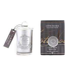 Cote Noire 75g Soy Blend Candle - Private Club - Silver - GMS07525