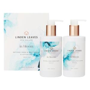 Linden Leaves Aqua Lily Hand & Body Wash & Lotion Boxed Set