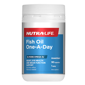 Omegaoils: Nutra-Life Oceanclean Fish Oil One-A-Day 90 Capsules