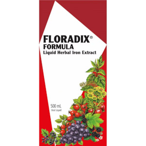 Minerals: Floradix Formula With iron,vitamins,yeast and herbs Dietary Supplement 500mL