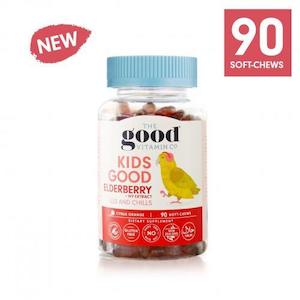 Kidandchildrenshealth: The Good Vitamin Co. Kids Good Elderberry + Ivy Extract - Ills and Chills 90 Soft-Chews
