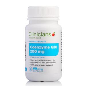 Clinicians: Clinicians Coenzyme Q10 200mg 60 Capsules