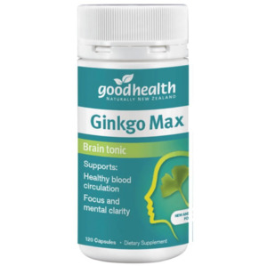 Brainandheart: Good Health Ginkgo Max Brain Tonic 120 Tablets