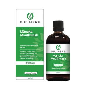 Oralcare: Kiwiherb Manuka Mouthwash 100ml