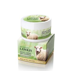 Wild Ferns Lanolin Night Crème with Manuka Honey and Royal Jelly (Dry to Normal) 100g