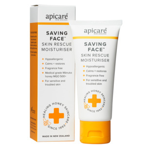 Facemoisturiser: Apicare Saving Face Skin Rescue Moisturiser 70g