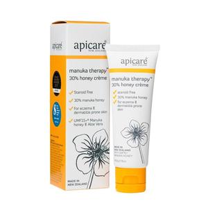 Facemoisturiser: Apicare Manuka Therapy 30% Honey Cream 50g