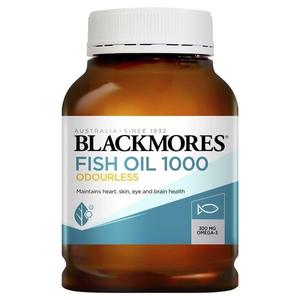 Blackmores: Blackmores Fish Oil 1000 Odourless Amber Tub 400 Capsules