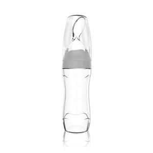 Haakaa Silicone Baby Food Dispensing Spoon - Grey