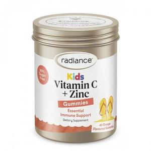 [EXP: 04/2026]Radiance Kids Gummies Vitamin C & Zinc 45 Gummies