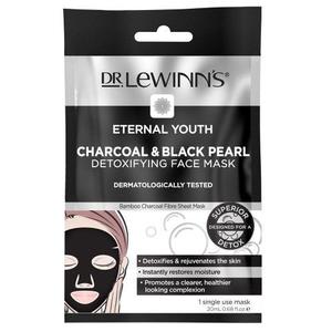 Dr. Lewinn's Eternal Youth Charcoal & Black Pearl Detoxifying Face Mask 1 Pack