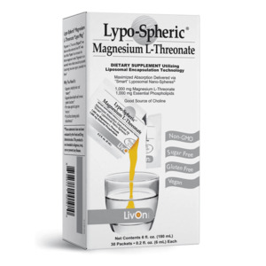 LivOn Labs Lypo-Spheric Magnesium L-Threonate 6ml*30 Packets