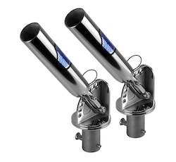 Outrigger Bases: Reelax Base T-Topper Outrigger Base Stainless Steel Reversible (Pair)