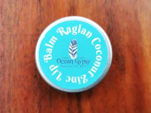 Ocean Gypsy Skin Body Care: Ocean Gypsy Lip Balm Raglan Coconut Zinc
