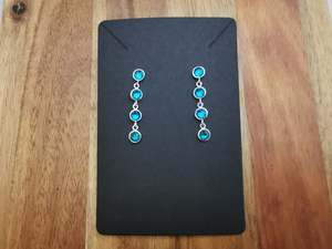 Swaroski Crystal Drop Earrings in Three Different Colours