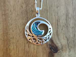 Full Jewellery Range: Paua Wave Necklace