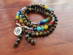 Tigers Eye Mala Beads