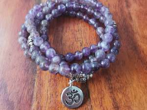 Ocean Gypsy Fashion Jewellery: Amethyst Mala Beads