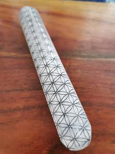 Flower of Life Selenite Wand